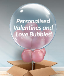 Personalised Love You & Valentine's Day Bubble Balloons | Party Save Smile